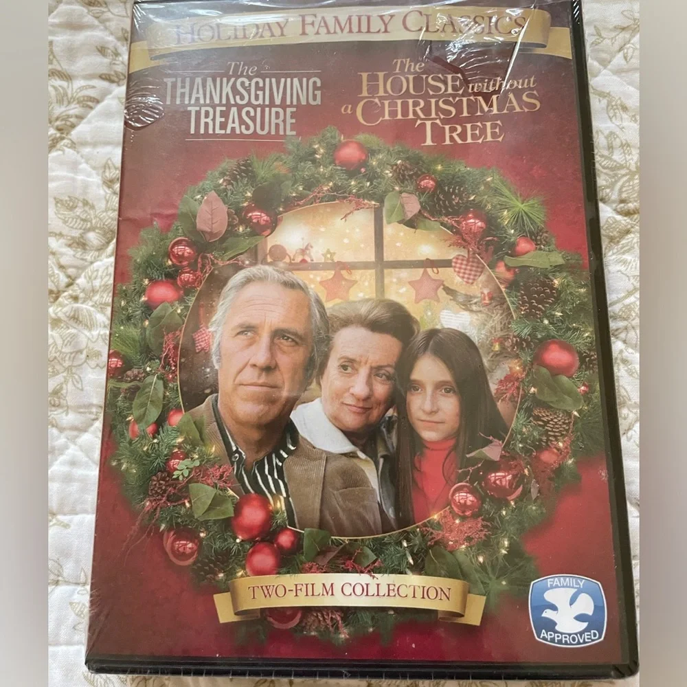 Brand new sealed Thanksgiving treasure & The House without a Christmas Tree DVD
